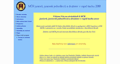 Desktop Screenshot of mcr10jun.kssv.cz